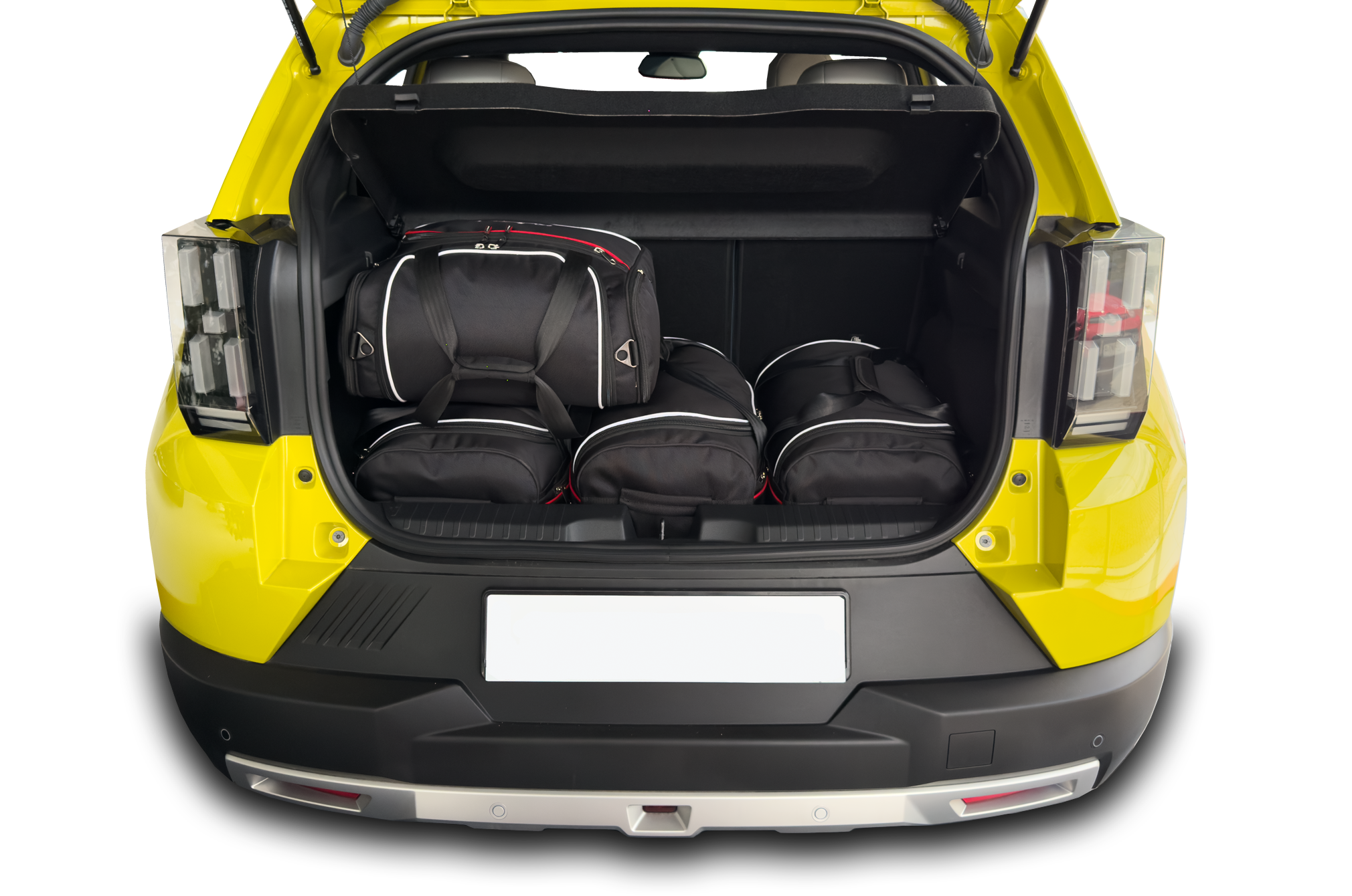 Torby KJUST AERO do Fiat Grande Panda Electric IV — torby wyjmowane z bagażnika krok po kroku