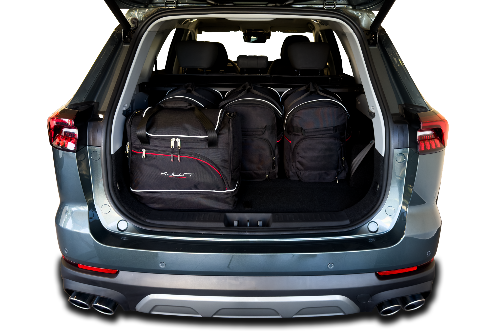 Torby KJUST SPORT do Chery Tiggo 8 I — torby wyjmowane z bagażnika krok po kroku
