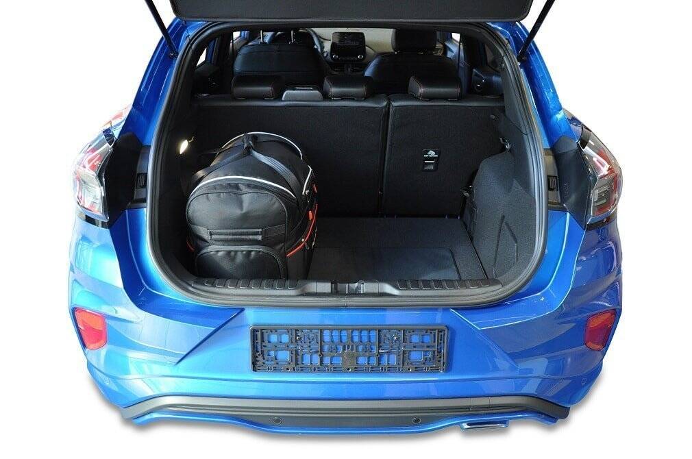 Torby KJUST SPORT do Ford Puma Electric I — torby wyjmowane z bagażnika krok po kroku