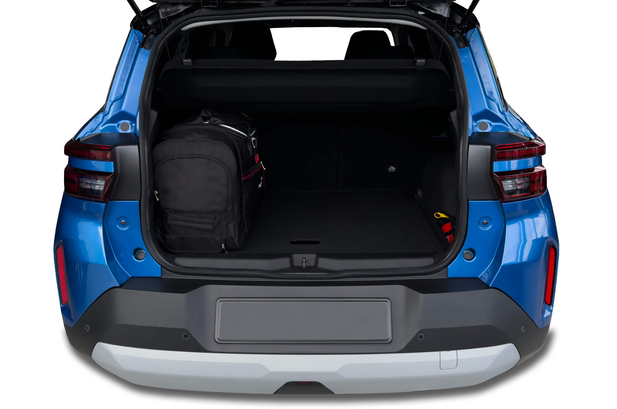 Torby KJUST SPORT do Opel Frontera Electric C — torby wyjmowane z bagażnika krok po kroku