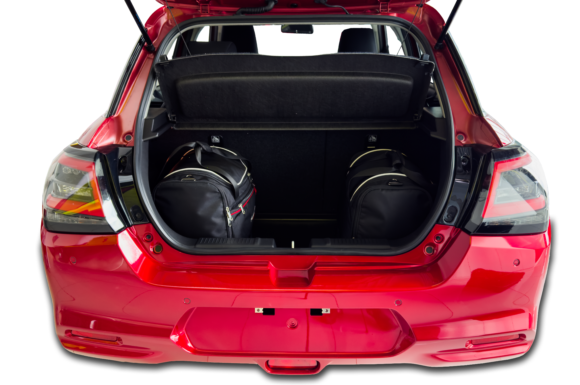 Torby KJUST SPORT do Suzuki Swift Mild Hybrid VII — torby wyjmowane z bagażnika krok po kroku