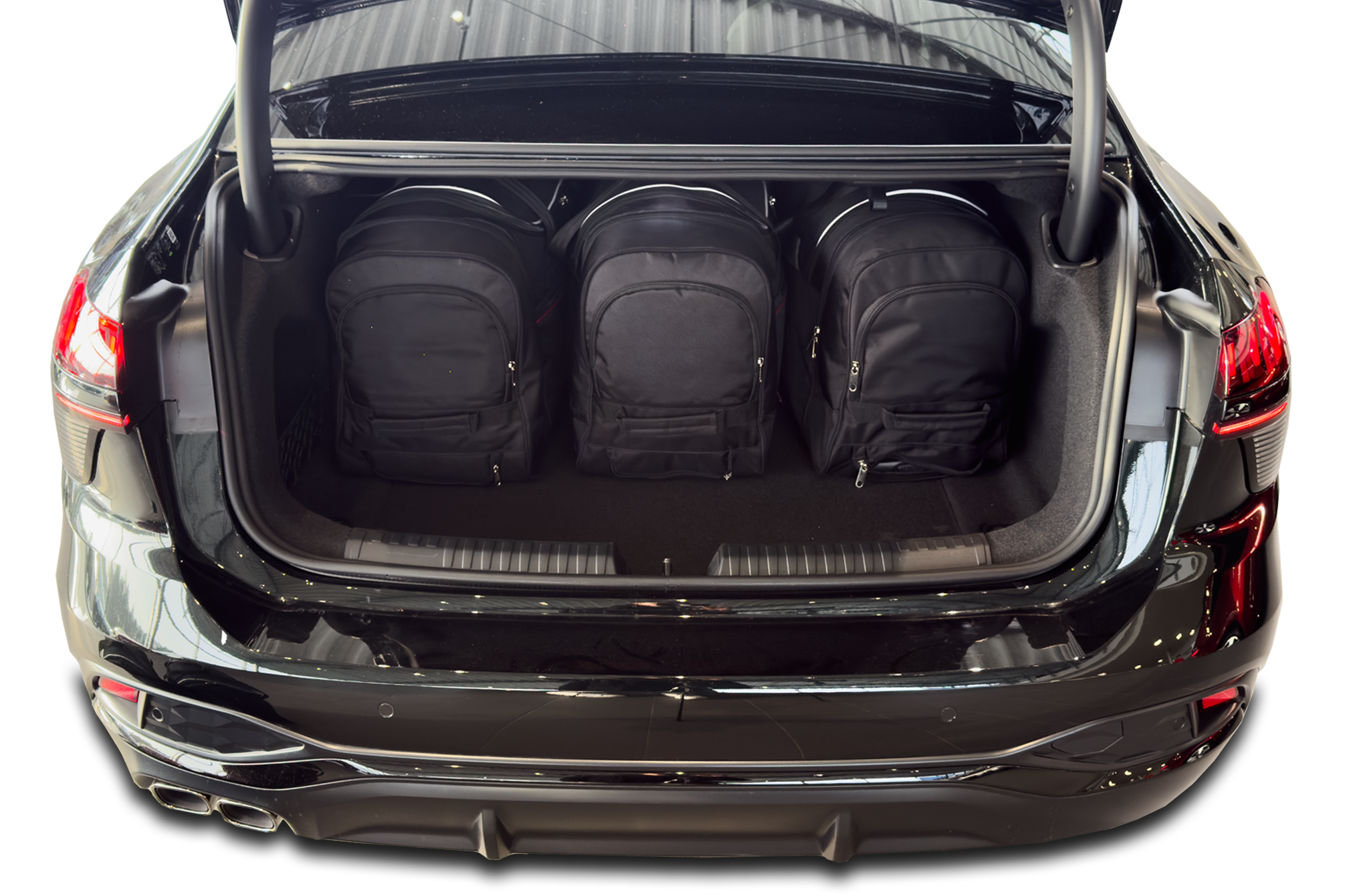 Torby KJUST AERO do Audi A6 / S6 Limousine C9 — torby wyjmowane z bagażnika krok po kroku