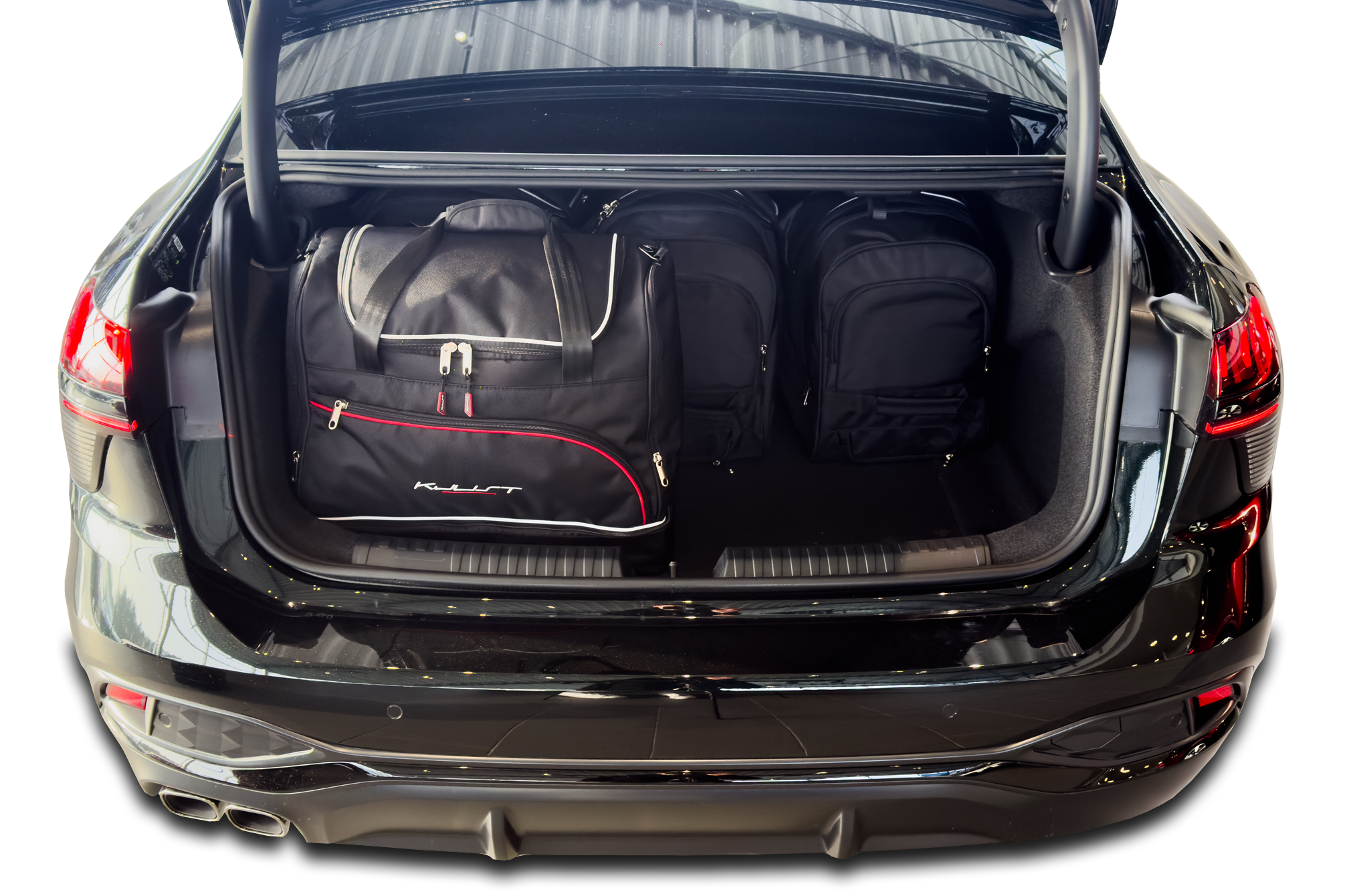 Torby KJUST SPORT do Audi A6 / S6 Limousine C9 — torby wyjmowane z bagażnika krok po kroku