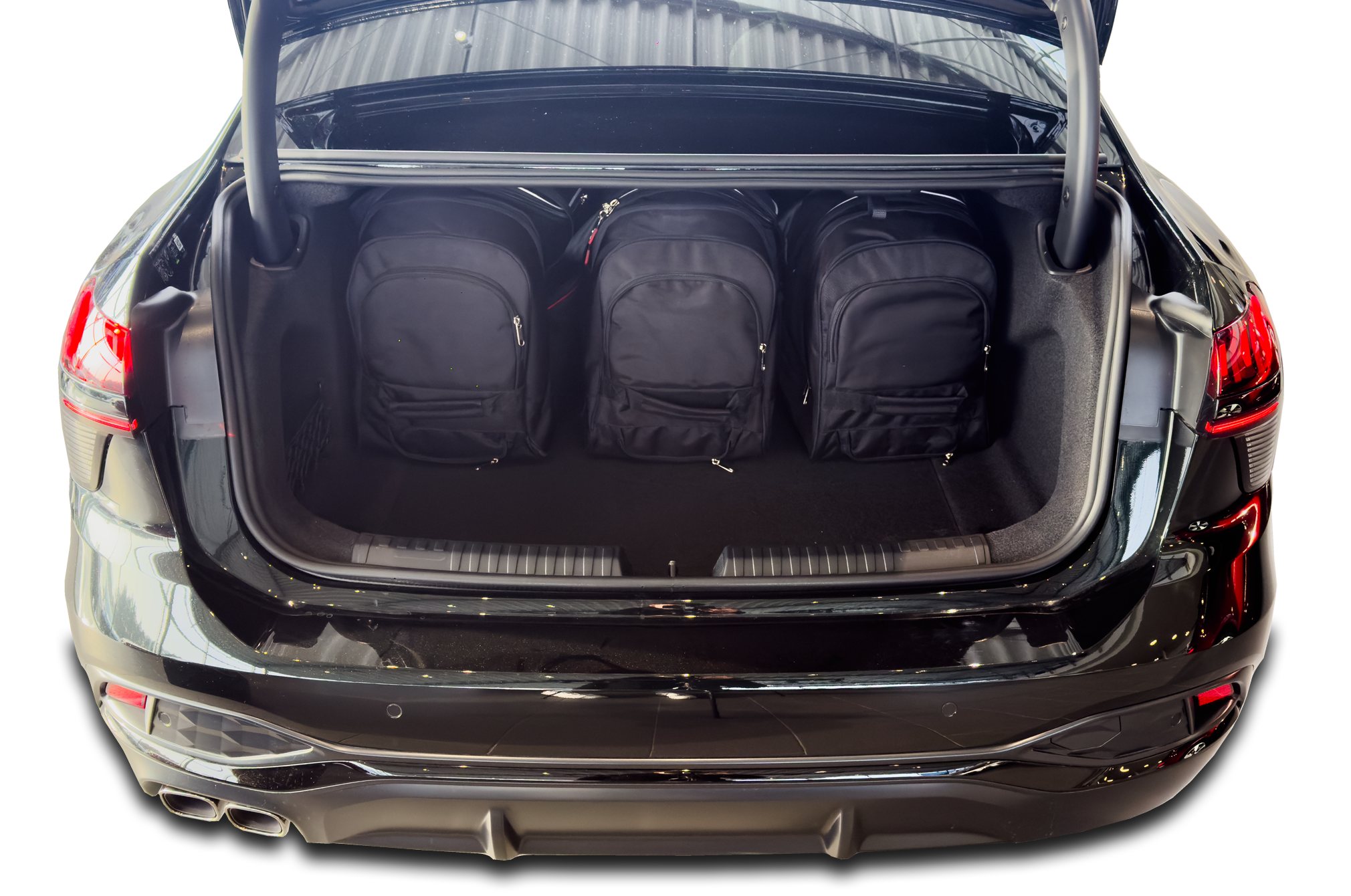Torby KJUST SPORT do Audi A6 / S6 Limousine C9 — torby wyjmowane z bagażnika krok po kroku