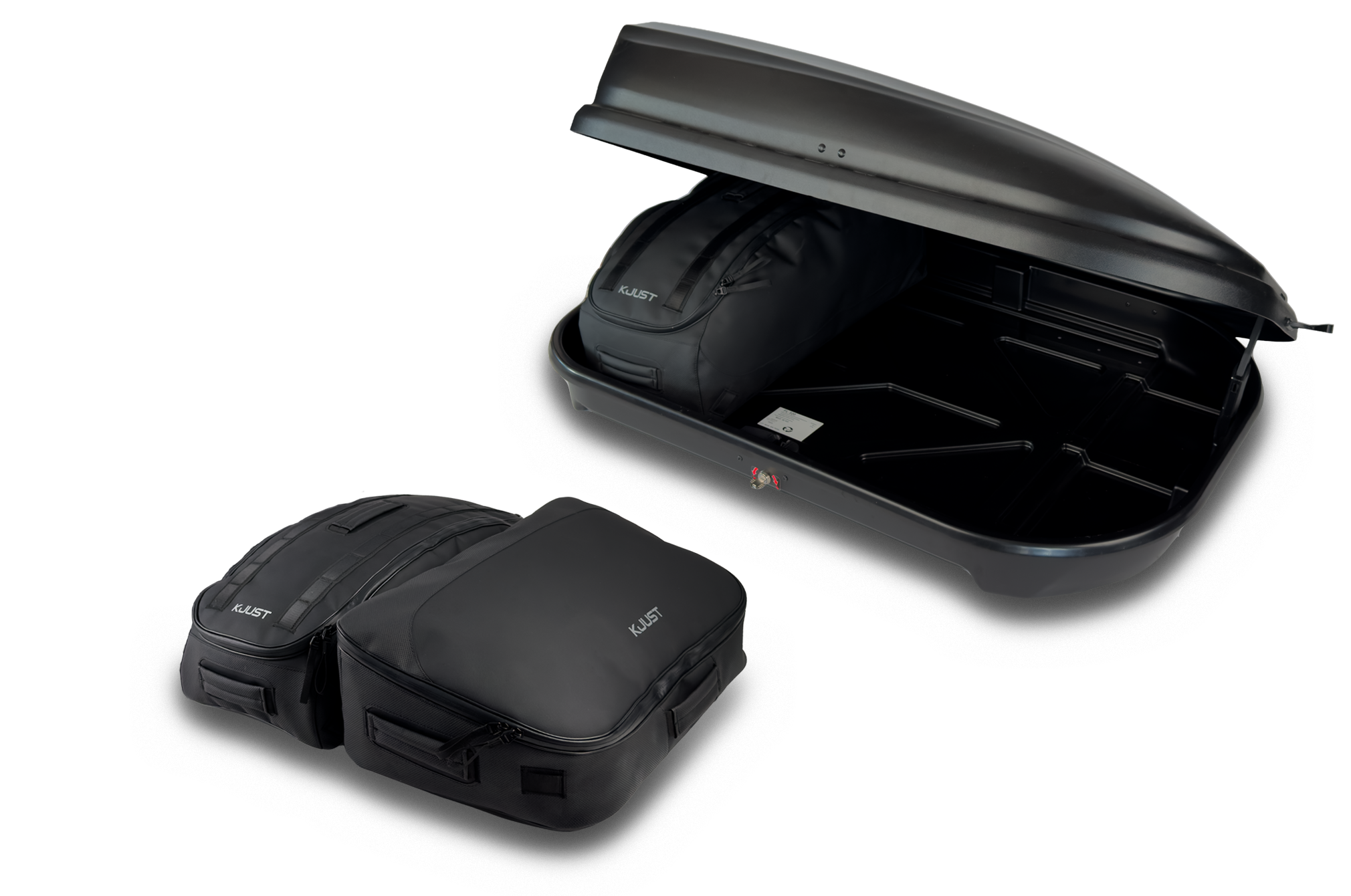 Torby KJUST PRO do boksu dachowego Junior FL 320 — komplet toreb