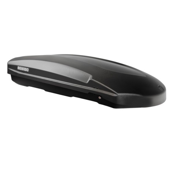 Box dachowy Menabo Satellite 550 Dark antracyt — box pod kątem